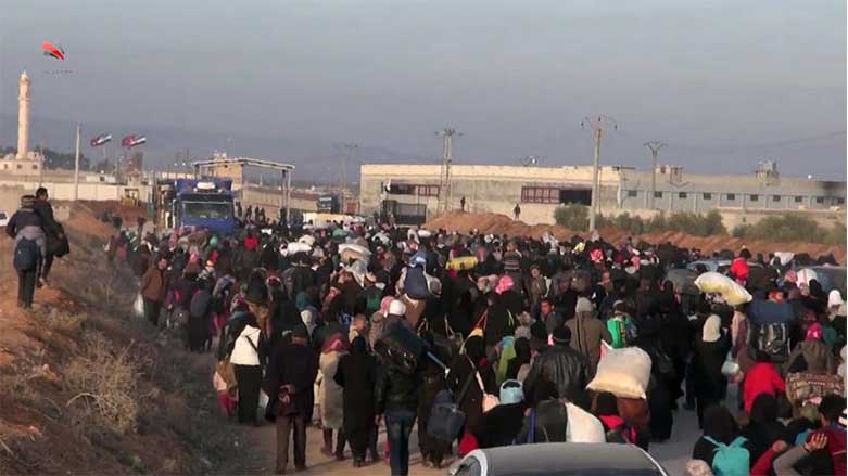  400 sivîl li rojhelatê Helebê derketin